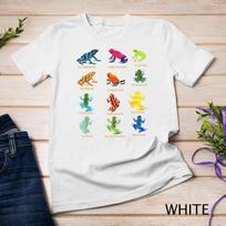 dart Frogs identification chart for Frog Lovers Unisex T-Shirt Mens Womens Tees Top S