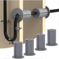 Starlink Cable Routing Kit For 1  Wall Hole, Cable Routing Kit For Starlink, Starlink Grommet, Starlink Cable Pass Through Grommet Rubber - PP 4pcs