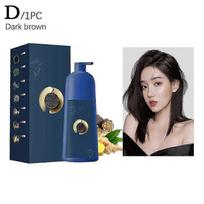 25-26 Black tea color (D) $ Caviar protein hair dye plant Hua does not damage hair and can cover gray hair men and women's dyeing cream