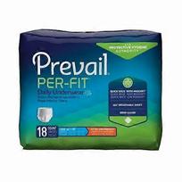 First Quality Unisex Adult Absorbent Underwear, Count of 18 (Pack of 1)