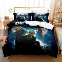 3D Print Game Detroit Become Human Bedding Set Duvet Cover Bed Set Quilt Cover Pillowcase Comforter king Queen Size Boys Adult 70x133cm 2pcs