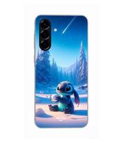 Case - Maniacase - Samsung Galaxy A56 - Silicone - 3D - Cute Stitch Starry Snow juoda