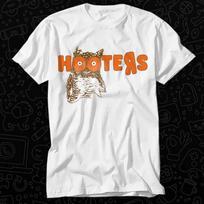 Hooters Femboy Boobs America Waitress Owl Bird T Shirt 123 2XL