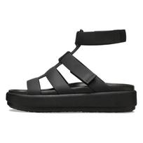 Crocs Brooklyn Luxe Gladiatoriaus Sandalai 'Juodi' Moteriški 39-40 juoda