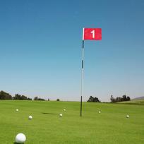 Golf Flag 19.3x12.6 inch Large Numbered Portable Putting Green Red for Outdoor Yard Backyard 1