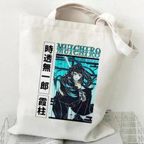 Japan cartoon comics Tokito Muichiro Demon Slayer Print Canvas Shopping Bag Large Capacity Tote Bag 7564 35*40