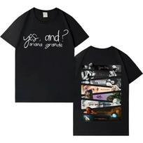 Ariana Grande Singer Trendy Music TShirt Unisex Gothic Style Short Sleeve TShirt Comfortable Loose Crew Neck Streetwear S