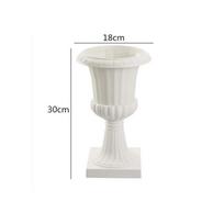 Black White Plastic Vase Wedding Stage Large Vase Decoration Home Furnishings Garden Balcony Courtyard Flower Pot Ornaments