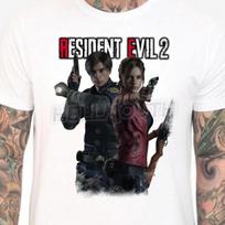 Resident Evil 2 100% Cotton T-shirt Mens Tees Top - Mens & Women's sizes S-XXL - Leon Claire Remake Game 4XL