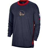 Nike Golden State Warriors NBA 2024/25 City Edition Training Long Sleeve Crew Neck Color Block Basketball Jersey Unisex tops FZ0093-419 XL