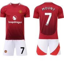 2024-25 Manchester United red home jersey #10 Rashford Football Jerseys 16