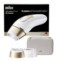 Braun Silk-expert Pro PL5210 IPL Intensyvaus pulso šviesa (IPL) Auksas, Balta