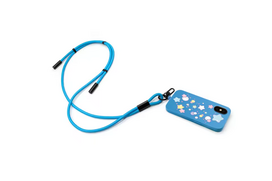 Kabelis Neckband 1.5m 60W Typ-C/Typ-C mėlynos spalvos