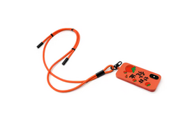 Kabelis Neckband 1.5m 60W Typ-C/Typ-C oranžinės spalvos
