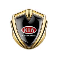 Car Metal Emblem Body Fender Trunk Decoration Stickers For Kia Sportage Optima Sorento Rio Soul Ceed Picanto Cerato Accessories 1PC auksas