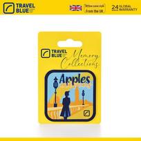 Travel Blue British Happy Hour Embroidered Travel Tag