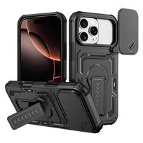 Slide Lens Invisible Folding Stand Phone Case for Iphone 17 Pro Max Air 16 Pro Plus Iphone16 Iphone17 iPhone17 juoda