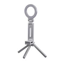 360° Rotating Magnetic Phone Holder with Clip Stable Grip Tripod Holder Magnetic Attachment Foldable Phone Holder sidabras
