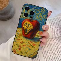 Edvard Munch The Scream Art   Phone Case Silicone Soft For IPhone 17 16 15 14 13 12 11 X XR Plus Pro Max Plus iPhone14Pro