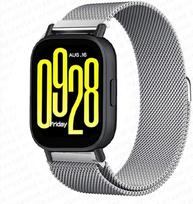 Milanese loop Strap for Xiaomi Redmi Watch 5 Active Metal Stainless Steel Bracelet correa Redmi Watch 5 Lite Magnetic Wristband Redmi Watch 5 Lite sidabras
