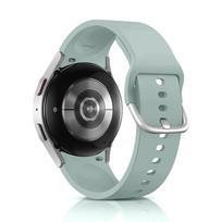For Samsung Galaxy Watch 7 FE 6 4 5 44mm 40mm band sport Silicone Bracelet Galaxy Watch6 classic/5 pro 45 47mm 20mm watch Straps Galaxy Watch 7 44mm chaki