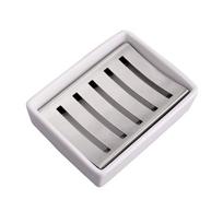 Stainless Steel Storage Tray Easy to Clean Draining Rack Soap Container Box Soap Dish Sponge Holder balta