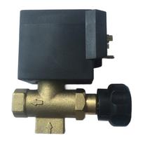 Brass Steam Solenoid Valve 220VAC Adjustable For Ironing Boiler High Temperature Water Oil Air Control Valve 16MM Orifice