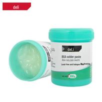 Deli Lead-free Halogen-free BGA Solder Paste DL-ZH5582 žalia
