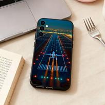 Aeroplane Pilot Cockpit-s Phone Case Black Silicone Soft For Samsung Galaxy A73,A72,A71,A70,A53,A52,A51 Samsung a50 30s 50s