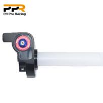 Motorcycle Racing Aluminum Visible Quick Twist Gas Throttle Settle 22mm for 24mm Grips Dirt Pit Bike ATV UTV XR50 CRF50 KLX Red A