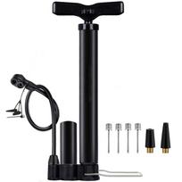 Bike Pump, Air Bicycle Pump Inflator for Presta and Schrader Valve Tire Ball Bike Portable Pumps 160PSI & 11BAR juoda