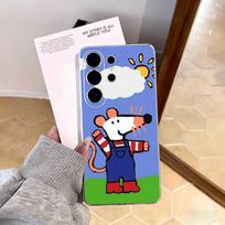 M-Maisy Mouse R-Rat Phone Case For Samsung S25,S24,S21,S22,S23,S30,Ultra,S20,Plus,Fe,Note,10,9,5G Transparent Cover Samsung S20fe