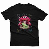 Trippy Frog Mushroom Galaxy Psychedelic Freedom Mens T Shirt Mens Womens Tees Tops  P1 Or A M