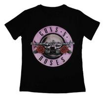 Guns N’ Roses Classic Logo T-Shirt Mens Womens Tees Top Vintage Rock Band Tee Women’s Graphic S