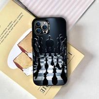 Competitive Chess Game Phone Case For iPhone 17,16,15,14,13,12,11 Plus,Pro Max,XS,Colorful Silver Phone case Funda Cover iPhone17PRO