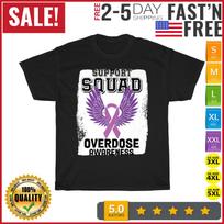 Overdose Awareness August We Wear Purple Overdose Awareness T Shirt Mens Womens Tees Top Men Women XL