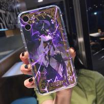 Genshin Impact Raiden Shogun Phone Case for IPhone 11 12 Mini 13 15 Pro XS Max X 8 7 Plus 14 XR Hutao Transparent Fashion Shell iPhone 15Pro