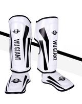 Thickened Sanda Shin Guards for Martial Arts Training Combat Sports, and Fitness - Toe and Shin Protection S