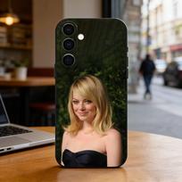 Emma Stone Phone Case For Samsung Galaxy A73,A72,A71,A70,A53,A52,A51,Soft Silicone Black Cover Samsung a50 30s 50s