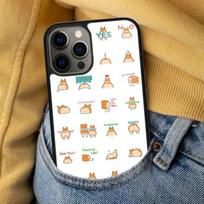 Cute Cartoon Corgi Dog Pattern Soft Phone Case for iPhone 17 Air 16e Pro max 15 Pro 13 14 Plus 11 12 MagSafe Magnetic Coque iPhone 11pro max
