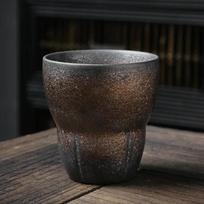 Japoniško stiliaus grubaus molio espreso puodelis Retro keraminis Kung Fu arbatos puodelis Šeimininko arbatos puodelis Biuro ir namų vandens puodelis 51-100ml