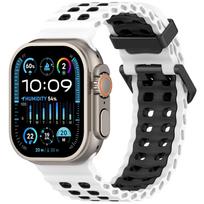 Silicone strap for Apple Watch Ultra 3 2 1 49mm 11 10 46mm 9 8 7 45mm Breathable color matching wristband for iWatch 6 5 SE 44mm 44mm 45mm 46mm