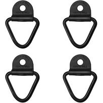 Rail for Trailer Black Bolt-on 1000lbs V-Ring Hangers Trailers Hook Cargo Tie-Down V-Ring Bolton juoda