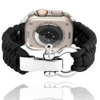 Savior Survival Rope Strap for Apple Watch Ultra 2 Band 49mm 42mm 44mm 45mm Outdoor Nylon Bracelet iWatch SE 9 8 7 6 5 40mm 41mm for 38mm juoda