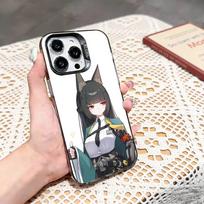 Z Zone Zero Miyabi Hoshimi  Phone Case For iPhone 17,16,15,14,13,12,11 Plus,Pro Max,XS,Colored silver phone case iPhone17
