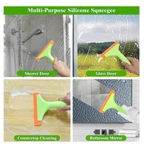 ABBY-Flexible Squeegee Window Shower Squeegee,Shower Glass Squeegee,For Car Windshield, Window, Mirror,Glass Door juoda