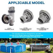 Robust Rubber Washer and Ring Kit for Intex Pool Equipment 25076RP Designed for 1 5 ID Hose Compatibility with Multiple Models China Mainland