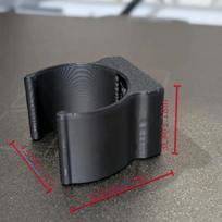 1pc Vacuum Cleaner Mounting Bracket Dia.40mm Lightweight Household Tool Fixing Rack Stable Bracket Home Storage & Organization