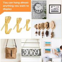 ABBY-Picture Hanging Kit, Picture Frame Hanger Tool With Level Measuring Ruler, Including 226 Pcs Of Wall Hanging Kit geltona