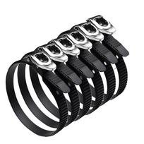 ABBY-Reusable Heavy Duty Ratchet Zip Ties(6 Pieces), 20 Inch Adjustable Locking Cables With Strap Lock, Outdoor Securing Straps juoda